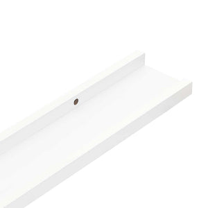 Ράφια για Κορνίζες 2 τεμ. Λευκά 40 x 9 x 3 εκ. από MDF