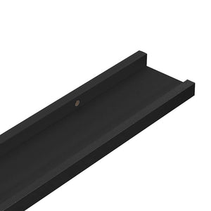 Ράφια για Κορνίζες 2 τεμ. Μαύρα 60 x 9 x 3 εκ. από MDF - Pakobazaar