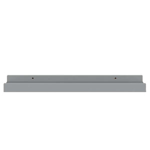 Ράφια για Κορνίζες 2 τεμ. Γκρι 40 x 9 x 3 εκ. από MDF