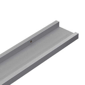 Ράφια για Κορνίζες 2 τεμ. Γκρι 40 x 9 x 3 εκ. από MDF