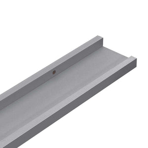 Ράφια για Κορνίζες 2 τεμ. Γκρι 60 x 9 x 3 εκ. από MDF