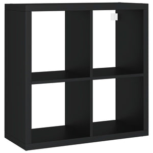 Ράφι Κύβος Τοίχου Μαύρο 69,5 x 29,5 x 69,5 εκ. από MDF