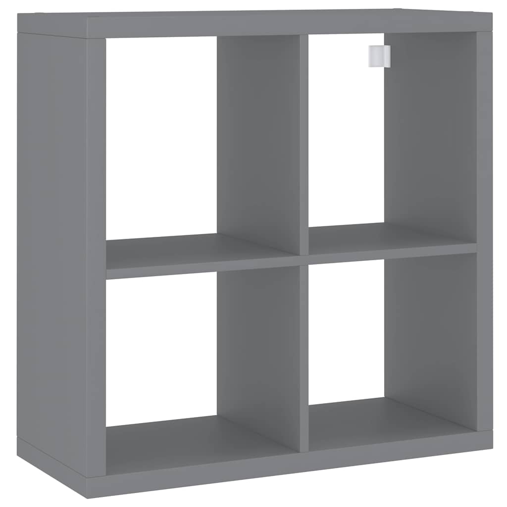 Ράφι Κύβος Τοίχου Γκρι 69,5 x 29,5 x 69,5 εκ. από MDF