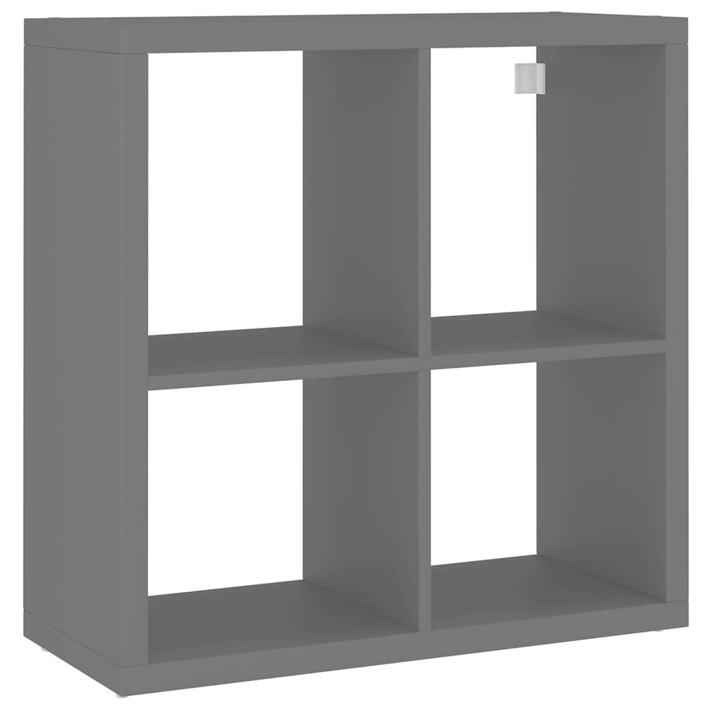 Ράφι Κύβος Τοίχου Γκρι 69,5 x 29,5 x 69,5 εκ. από MDF