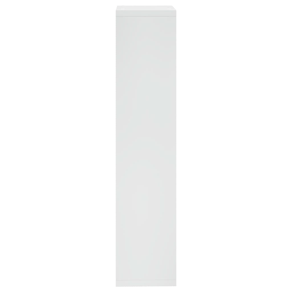 Ράφι Κύβος Τοίχου Λευκό 37 x 29,5 x 134,5 εκ. από MDF