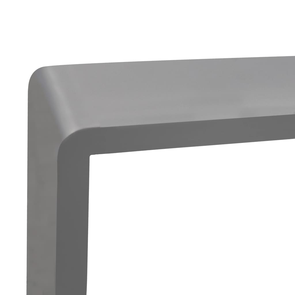 Ράφια Κύβοι Τοίχου 3 τεμ. Γκρι από MDF