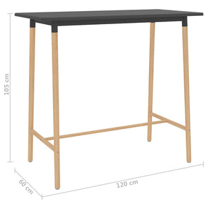 Σετ Επίπλων Μπαρ 7 Τεμαχίων Πορτοκαλί