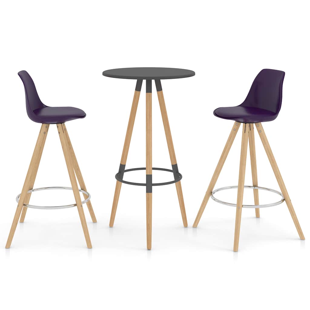 3056347  3 Piece Bar Set Purple (287256+289175) - Pakobazaar