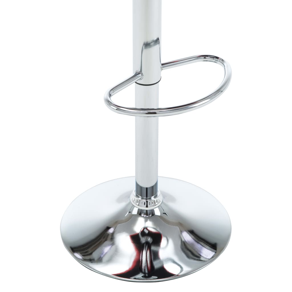 Σκαμπό Μπαρ 2 τεμ. Μαύρα από Συνθετικό Δέρμα