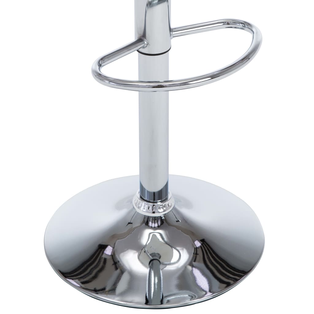 Σκαμπό Μπαρ 2 τεμ. Μπορντό από Συνθετικό Δέρμα