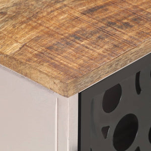 Έπιπλο Τηλεόρασης 120 x 30 x 40 εκ. από Ακατέργαστο Ξύλο Μάνγκο