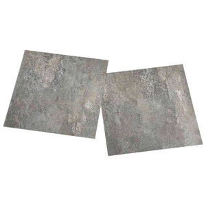 Πλάκες Δαπέδου 55 pcs Γκρι 5,11 τ.μ. PVC - Pakobazaar