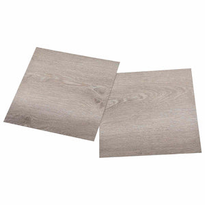 Πλάκες Δαπέδου 55 pcs Taupe 5,11 τ.μ. PVC - Pakobazaar