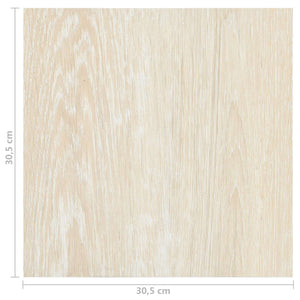 Πλάκες Δαπέδου 55 pcs Μπεζ 5,11 τ.μ. PVC - Pakobazaar