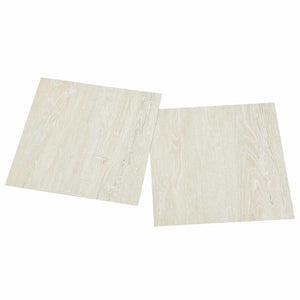Πλάκες Δαπέδου 55 pcs Κρεμ 5,11 τ.μ. PVC - Pakobazaar