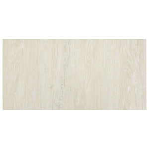 Πλάκες Δαπέδου 55 pcs Κρεμ 5,11 τ.μ. PVC - Pakobazaar