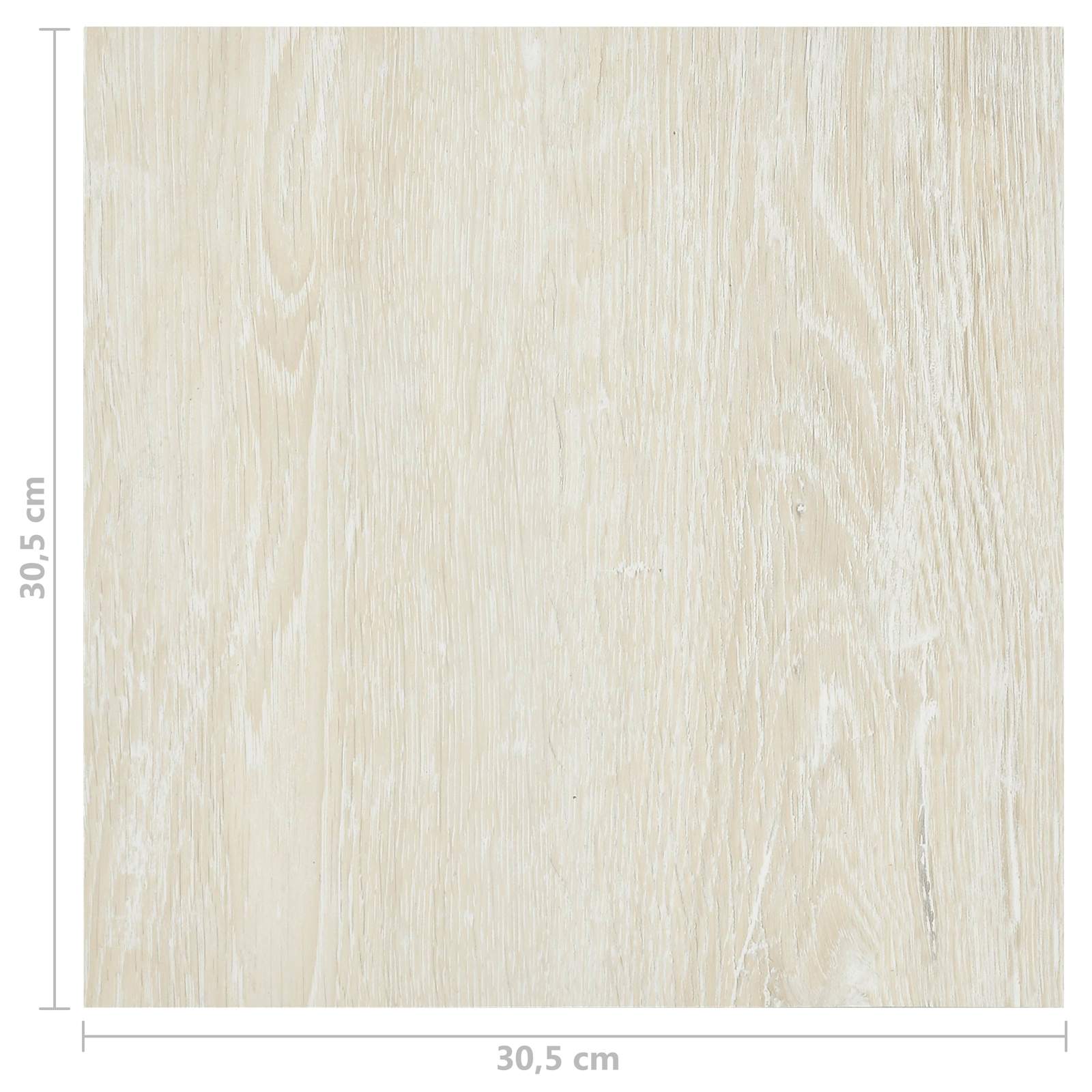 Πλάκες Δαπέδου 55 pcs Κρεμ 5,11 τ.μ. PVC - Pakobazaar