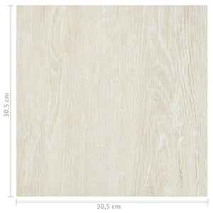 Πλάκες Δαπέδου 55 pcs Κρεμ 5,11 τ.μ. PVC - Pakobazaar