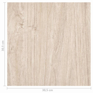 Πλάκες Δαπέδου 55 pcs Ανοιχτό καφέ 5,11 m² PVC - Pakobazaar