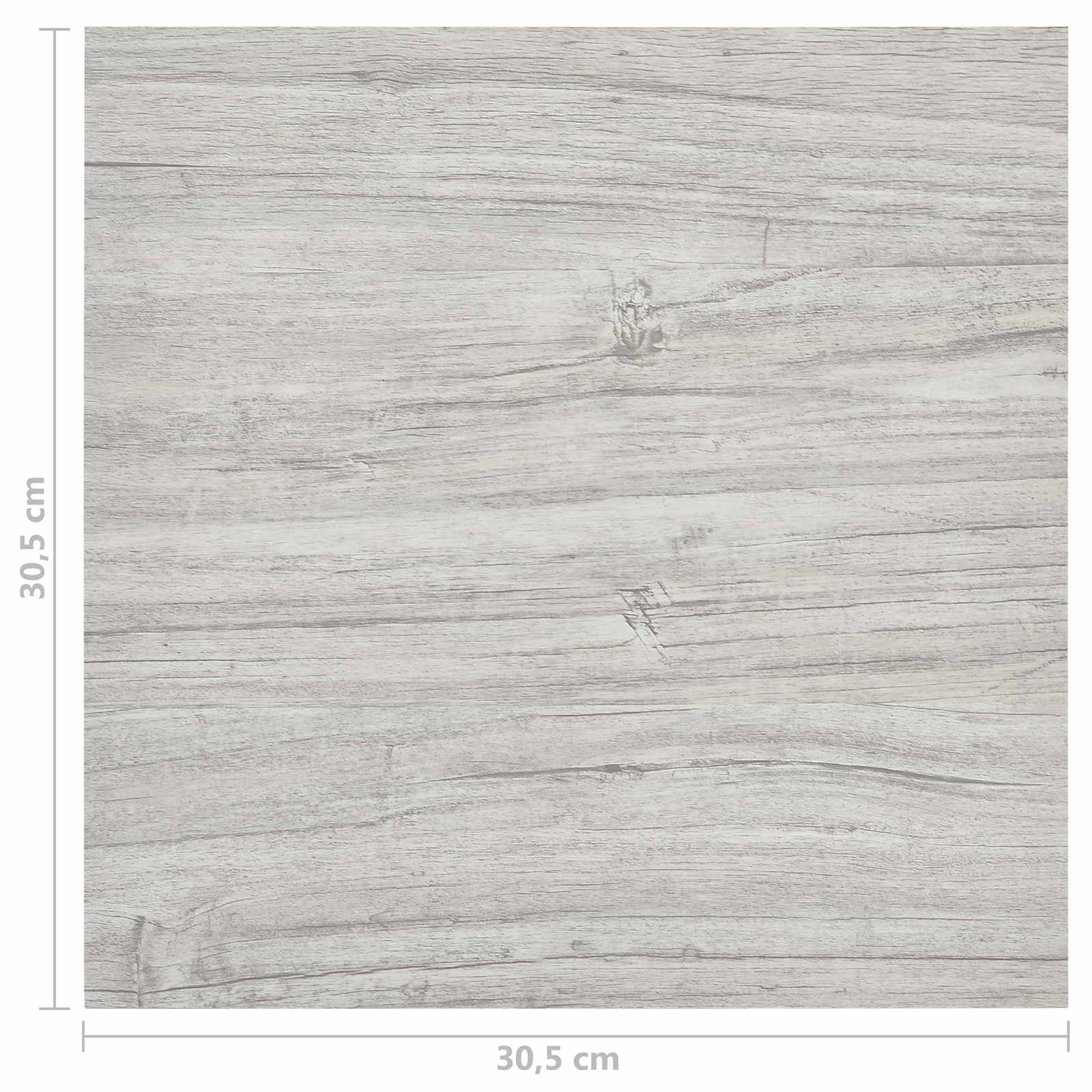 Πλάκες Δαπέδου 55 pcs Ανοιχτό γκρι 5,11 τ.μ. PVC - Pakobazaar