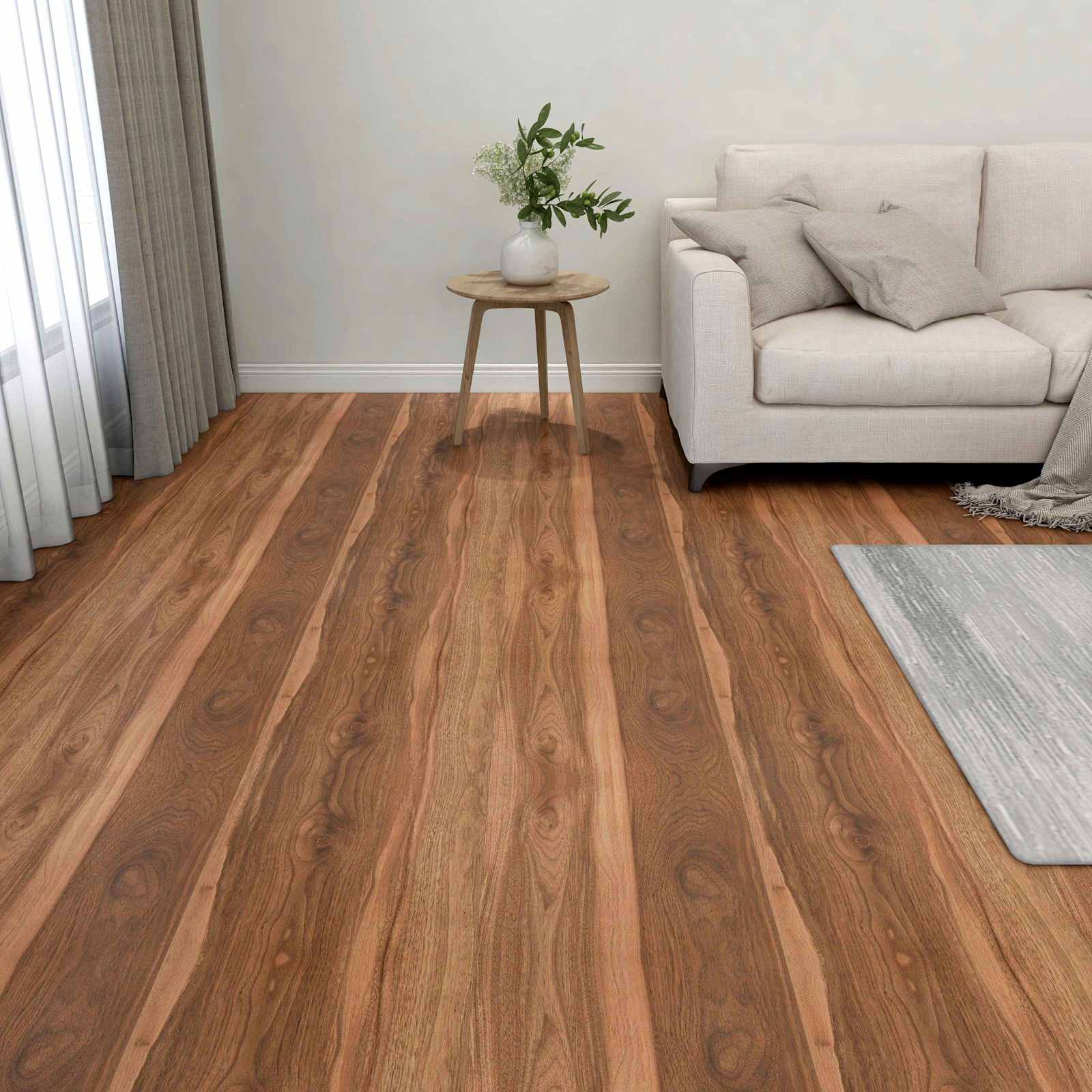 Πλάκες Δαπέδου 55 pcs Καφέ 5,11 m² PVC - Pakobazaar