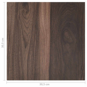 Πλάκες Δαπέδου 55 pcs Σκούρο Καφέ 5,11 m² PVC - Pakobazaar