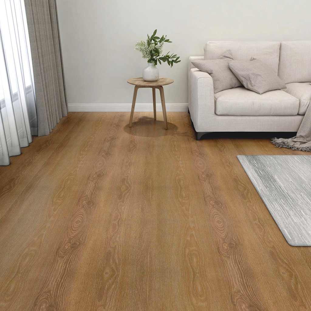 Δάπεδο Αυτοκόλλητο Καφέ 55 τεμ. 5,11 μ² από PVC - Pakobazaar