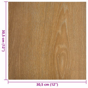 Πλάκες Δαπέδου 55 pcs Καφέ 5,11 τ.μ. PVC - Pakobazaar