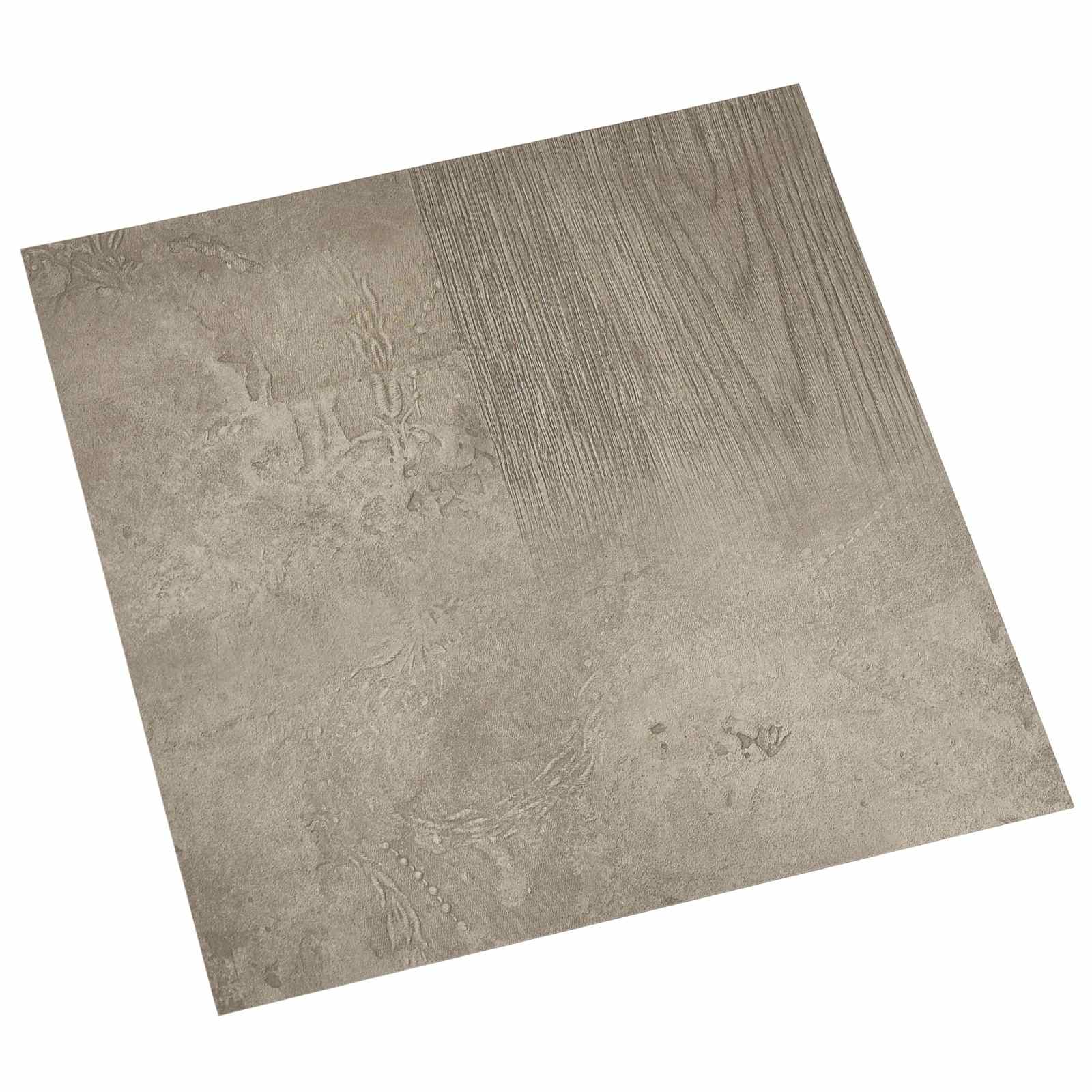 Πλάκες Δαπέδου 55 pcs Γκρι 5,11 τ.μ. PVC - Pakobazaar