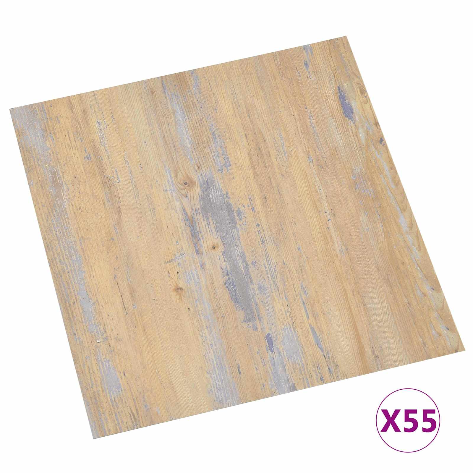 Πλάκες Δαπέδου 55 pcs Καφέ 5,11 τ.μ. PVC - Pakobazaar
