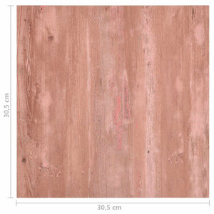 Δάπεδο Αυτοκόλλητο Κόκκινο 55 τεμ. 5,11 μ² από PVC - Pakobazaar