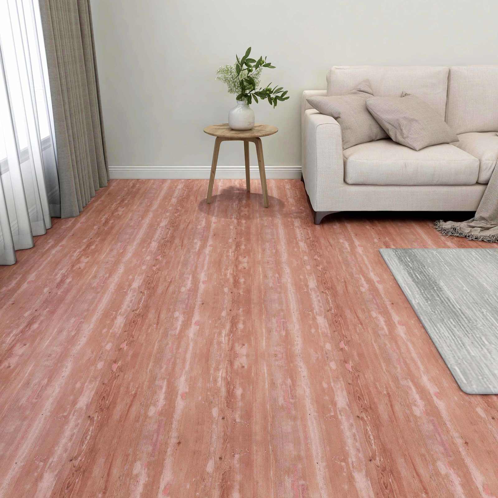 Πλάκες Δαπέδου 55 pcs Κόκκινο 5,11 m² PVC - Pakobazaar