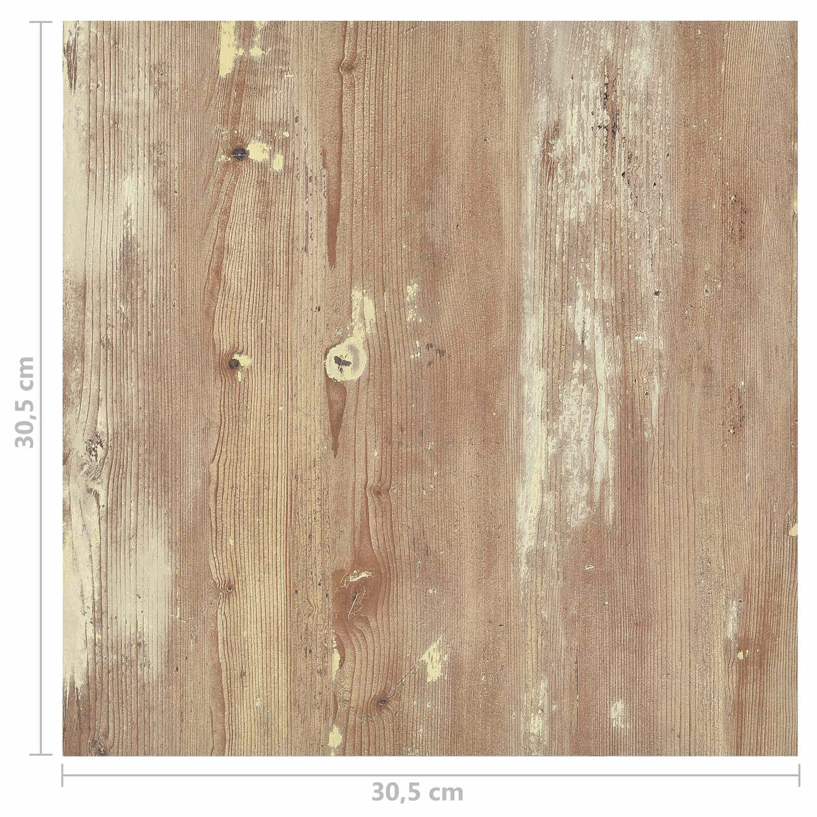 Πλάκες Δαπέδου 55 pcs Καφέ 5,11 τ.μ. PVC - Pakobazaar