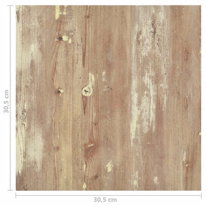 Πλάκες Δαπέδου 55 pcs Καφέ 5,11 τ.μ. PVC - Pakobazaar
