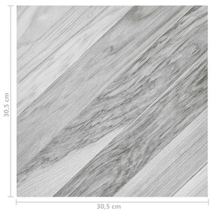 Πλάκες Δαπέδου 55 pcs Γκρι 5,11 τ.μ. PVC - Pakobazaar