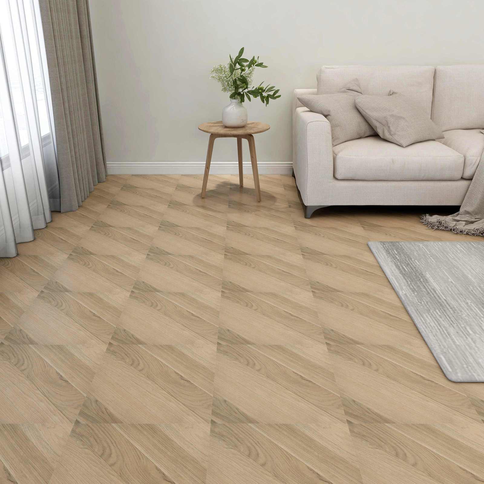 Πλάκες Δαπέδου 55 pcs Καφέ 5,11 τ.μ. PVC - Pakobazaar