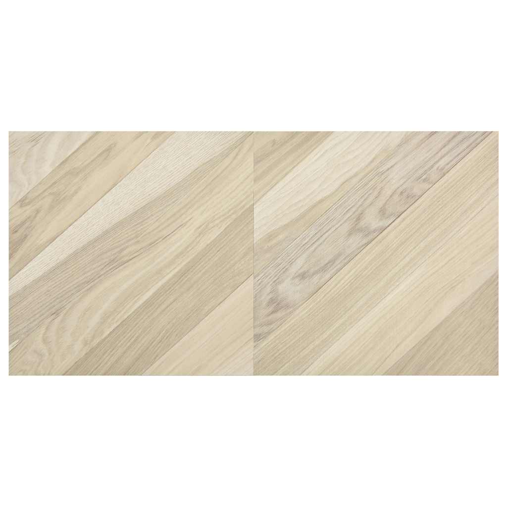 Δάπεδο Αυτοκόλλητο Ριγέ Μπεζ 55 τεμ. 5,11 μ² από PVC