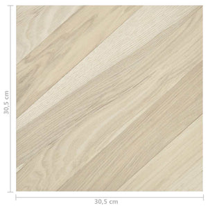 Δάπεδο Αυτοκόλλητο Ριγέ Μπεζ 55 τεμ. 5,11 μ² από PVC