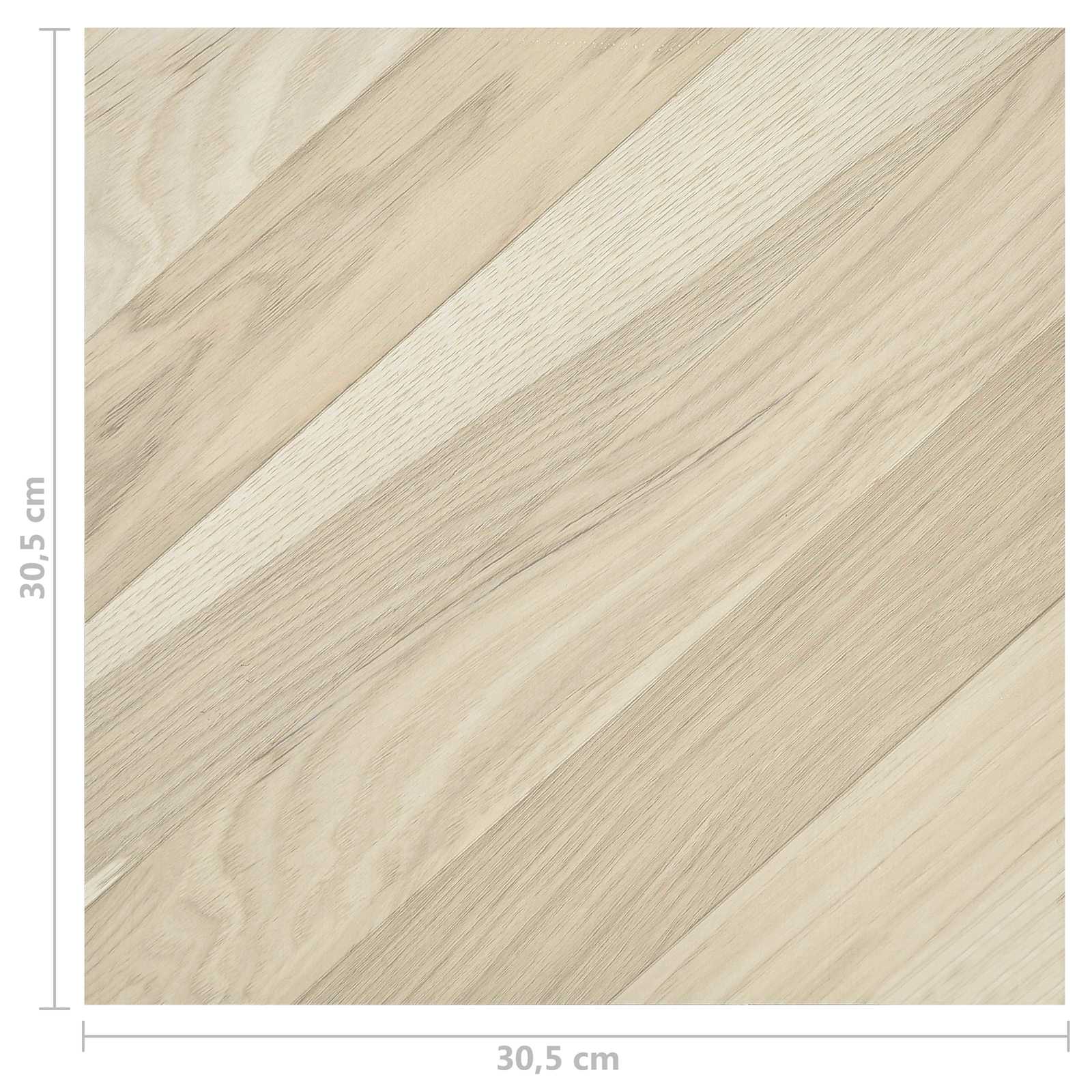 Πλάκες Δαπέδου 55 pcs Μπεζ 5,11 τ.μ. PVC - Pakobazaar