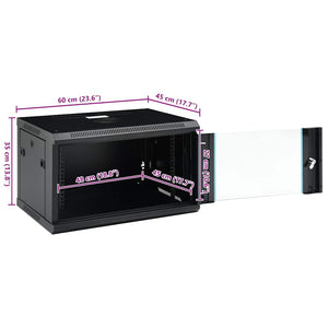 Καμπίνα Δικτύου Επιτοίχια 6U 19'' IP20 600x450x350 χιλ. - PAKOBAZAAR