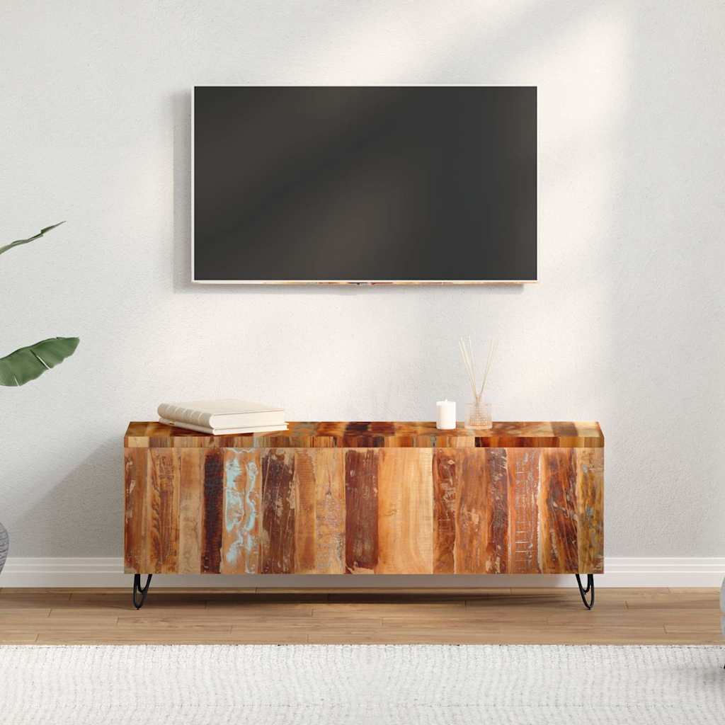 Έπιπλο Τηλεόρασης 110 x 30 x 40 εκ. από Μασίφ Ανακυκλωμένο Ξύλο