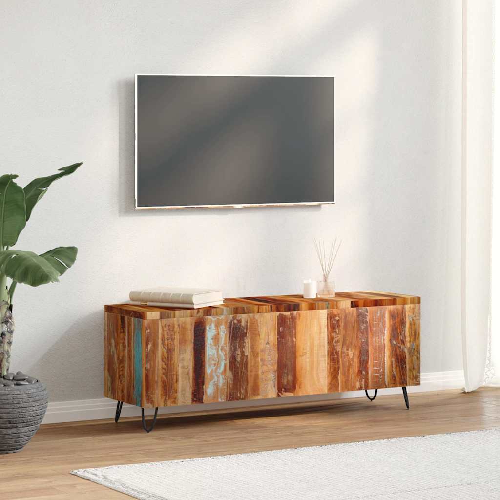 Έπιπλο Τηλεόρασης 110 x 30 x 40 εκ. από Μασίφ Ανακυκλωμένο Ξύλο