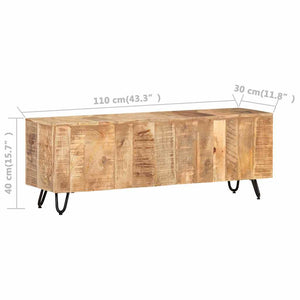 Έπιπλο Τηλεόρασης 110 x 30 x 40 εκ. από Μασίφ Ξύλο Μάνγκο