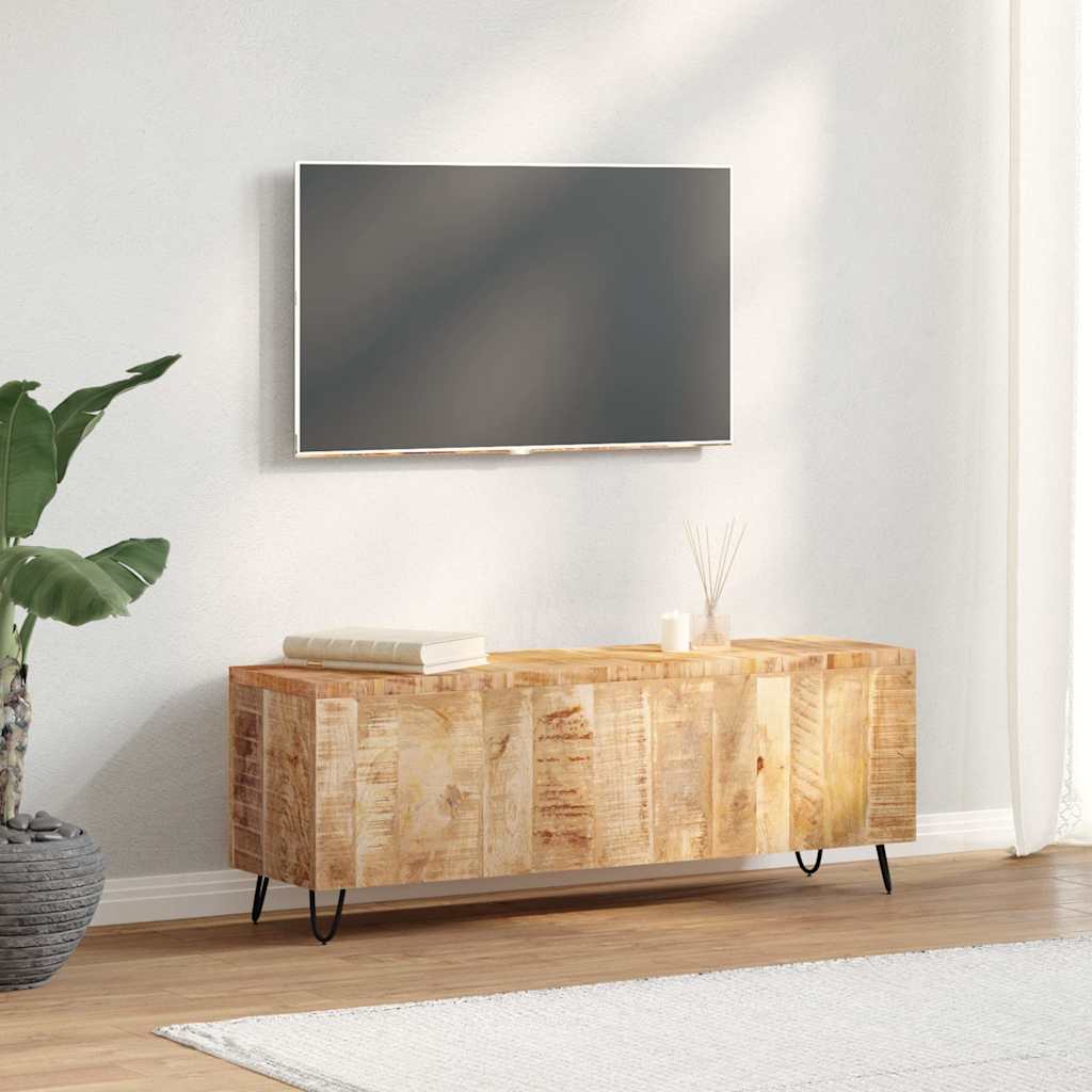 Έπιπλο Τηλεόρασης 110 x 30 x 40 εκ. από Μασίφ Ξύλο Μάνγκο