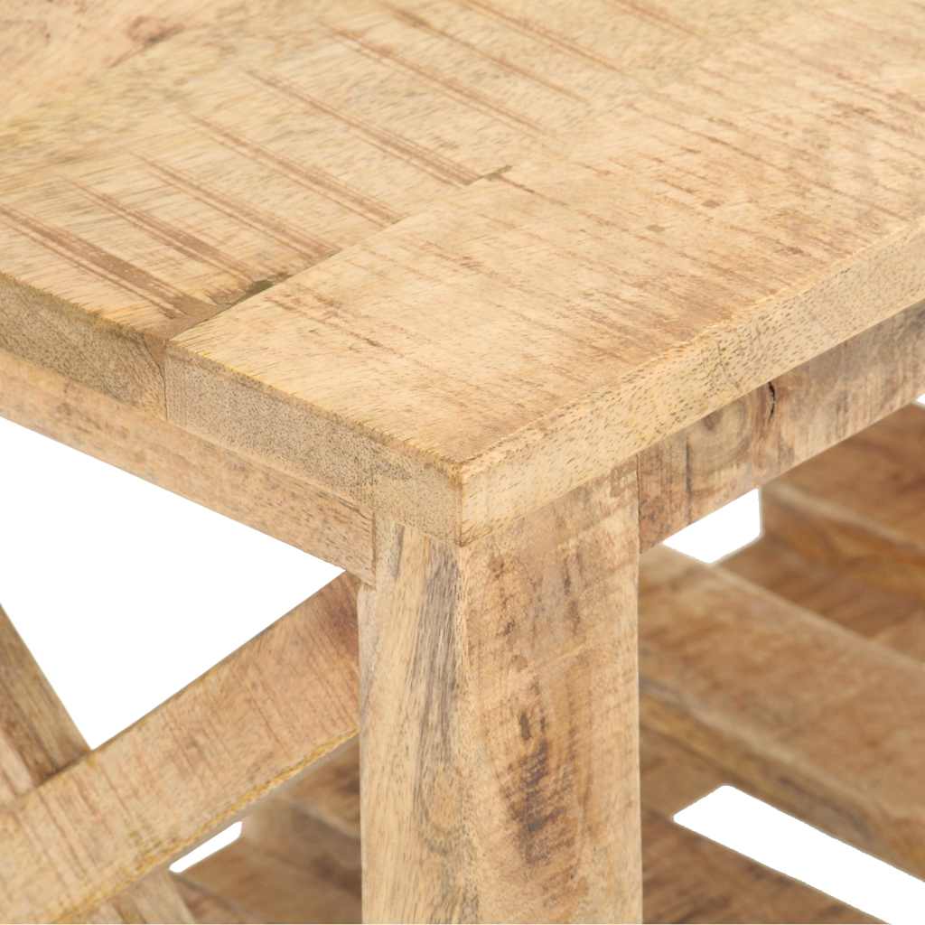 Έπιπλο Τηλεόρασης 130 x 30 x 42 εκ. από Ακατέργαστο Ξύλο Μάνγκο