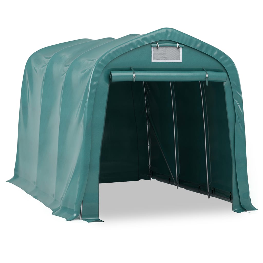 Κιόσκι Γκαράζ Πράσινο 2,4 x 3,6 μ. από PVC - PAKOBAZAAR