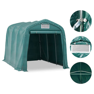 Κιόσκι Γκαράζ Πράσινο 2,4 x 3,6 μ. από PVC - PAKOBAZAAR