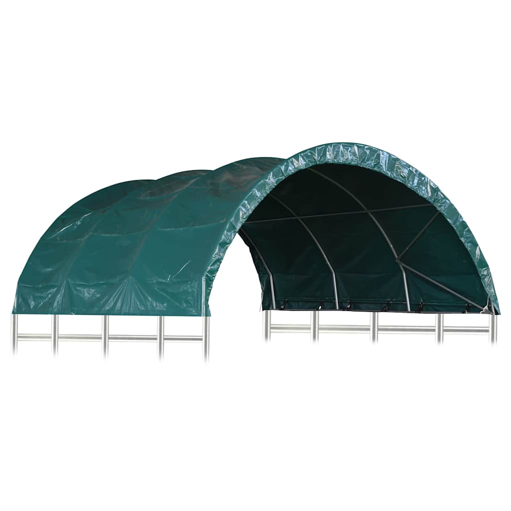 Τέντα Κτηνοτροφίας Πράσινη 3,7 x 3,7 μ. από PVC - PAKOBAZAAR