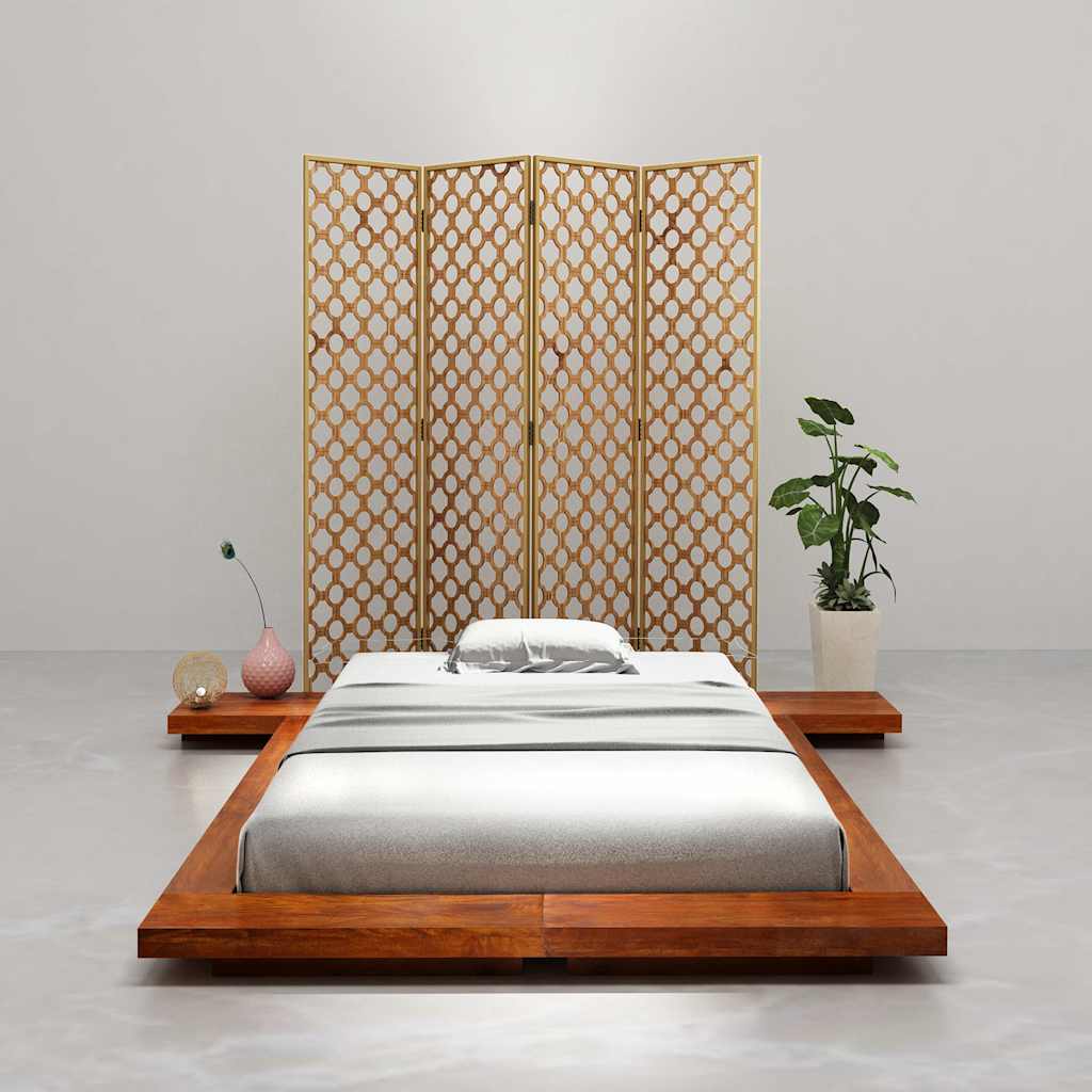 Πλαίσιο Κρεβατιού Futon Ιαπωνικό 100x200 εκ. Μασίφ Ξύλο Ακακίας