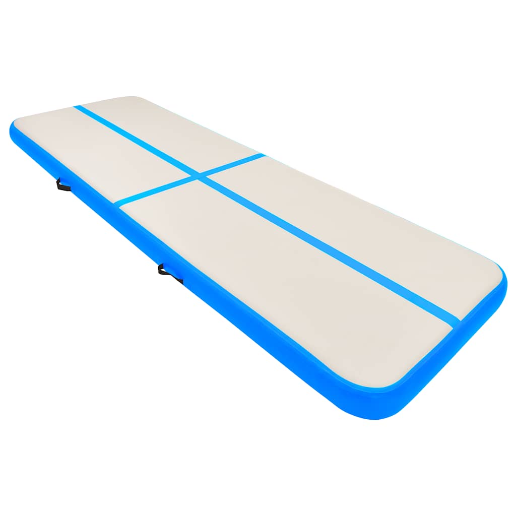 Στρώμα Ενόργανης Φουσκωτό Μπλε 300 x 100 x 15 εκ. PVC με Τρόμπα